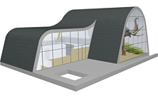 Ausstellungspavillon „Urelefant“, Geiseltalsee