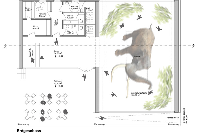 Ausstellungspavillon „Urelefant“, Geiseltalsee