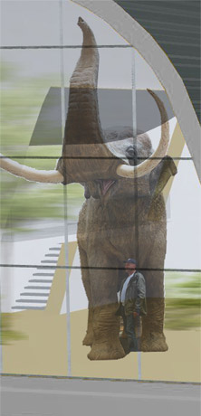 Ausstellungspavillon „Urelefant“, Geiseltalsee