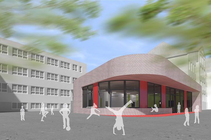 Schülermensa, Leipzig