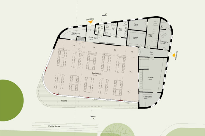 Schülermensa, Leipzig